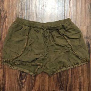 Green shorts